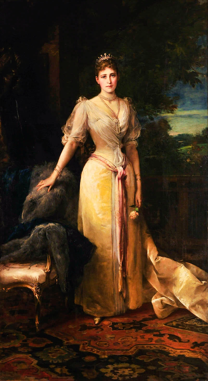 Ritratto della diciottenne Alexandra Feodorovna - Museo nazionale d'arte dell'Azerbaigian